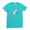 ask me about dinosaurs Ladies Fitted T-Shirt