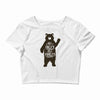 just hungry Crop Top