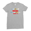 i may be wrong rare Ladies Fitted T-Shirt