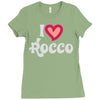 i love rocco Ladies Fitted T-Shirt