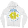 gold fish Zipper Hoodie