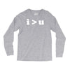 i  u i am greater than you Long Sleeve Shirts