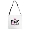 pink spread the hope Adjustable Strap Totes