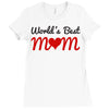 world  best mum Ladies Fitted T-Shirt