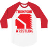 Thompson High School Wrestling (Vision Quest) 3/4 Sleeve Shirt