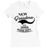 New Grandma 2018 Rokie Dept. Ladies Fitted T-Shirt