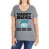 Daddy Shark Doo Doo Doo Ladies Curvy T-Shirt