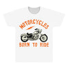 motorcycles born to ride All Over Men's T-shirt