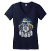 penguin time Women's V-Neck T-Shirt