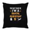 dental assistant Throw Pillow