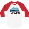 wild bear 3/4 Sleeve Shirt