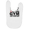 single taken at the gym (2) Baby Bibs