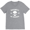roswell 1947 we remember alien V-Neck Tee