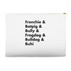 frenchies united Accessory Pouches