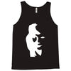 sax player lady face optical illusion Tank Top