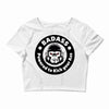 badass bad angry primate Crop Top