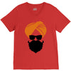 singh is king V-Neck Tee