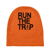 run the trap mens trap music t shirt dope swag hipster flosstradamus t Baby Beanies