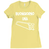 buongiorno una sega Ladies Fitted T-Shirt