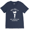 hillbilly hog wrestling champ V-Neck Tee