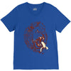 banana eating lion V-Neck Tee