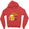 save water drink beer Zipper Hoodie