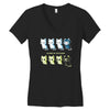 kitten of death Women's V-Neck T-Shirt