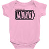 powered by adhd Baby Onesie