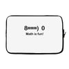 math is fun Laptop sleeve