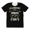 legendary riders are born in 1984 All Over Women's T-shirt