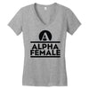 alpha female Women's V-Neck T-Shirt