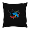 hockey royalty Throw Pillow