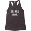 folsom state prison Racerback Tank