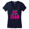 Only The Best Moms Get Promoted To Gran Women's V-Neck T-Shirt