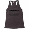mother defined mothers day Racerback Tank