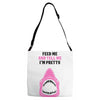 Feed Me and Tell Me I'm Pretty Baby Girl Adjustable Strap Totes