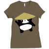 panda2 Ladies Fitted T-Shirt