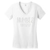 humble thyself Women's V-Neck T-Shirt
