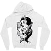 snow white Zipper Hoodie