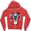scream (3) Zipper Hoodie