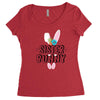 sister bunny Women's Triblend Scoop T-shirt