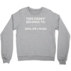 personalised daddy Crewneck Sweatshirt