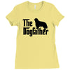 the dogfather cavalier king charles spaniel Ladies Fitted T-Shirt