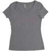cute enjoy Women's Triblend Scoop T-shirt