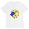 time travel to the moon V-Neck Tee