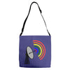 gaydar gay rainbow radar Adjustable Strap Totes