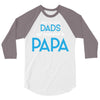 Only the Best Dads get Promoted to Papa 3/4 Sleeve Shirt