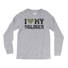 i love my soldier regular camouflage Long Sleeve Shirts