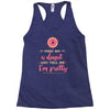 feed me a donut Racerback Tank
