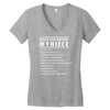 rules for dating my niece Women's V-Neck T-Shirt